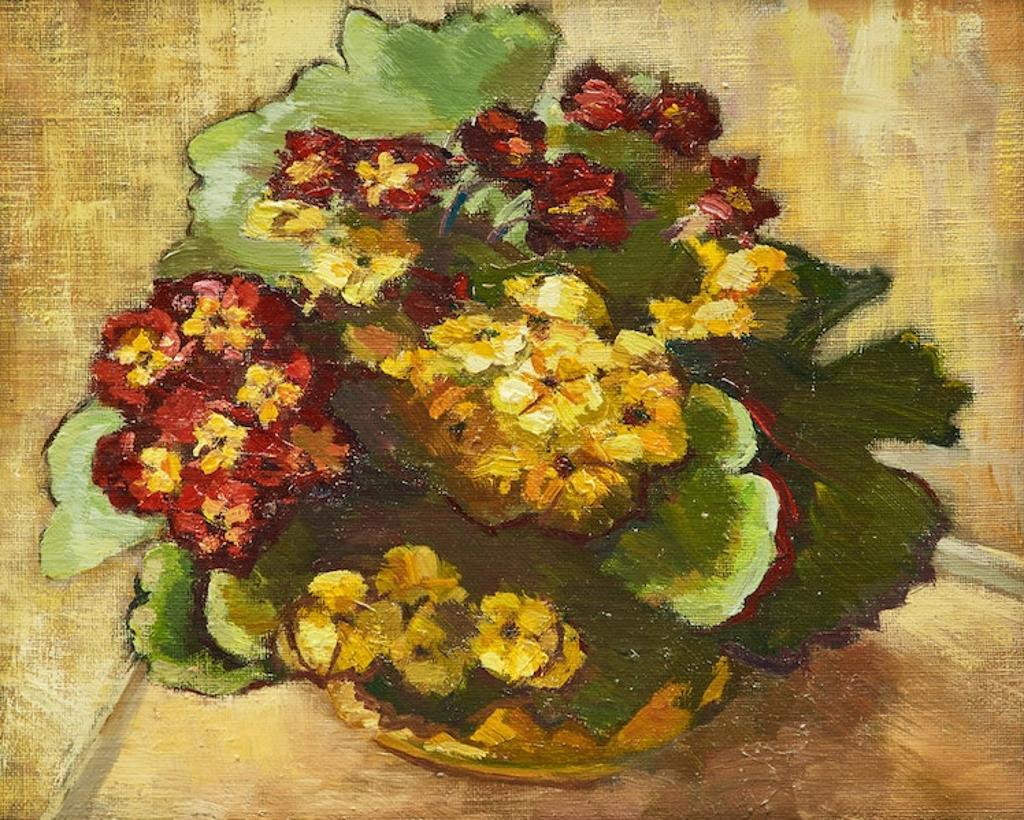 Aleen Elizabeth Aked (1907-2003) - My Primulas