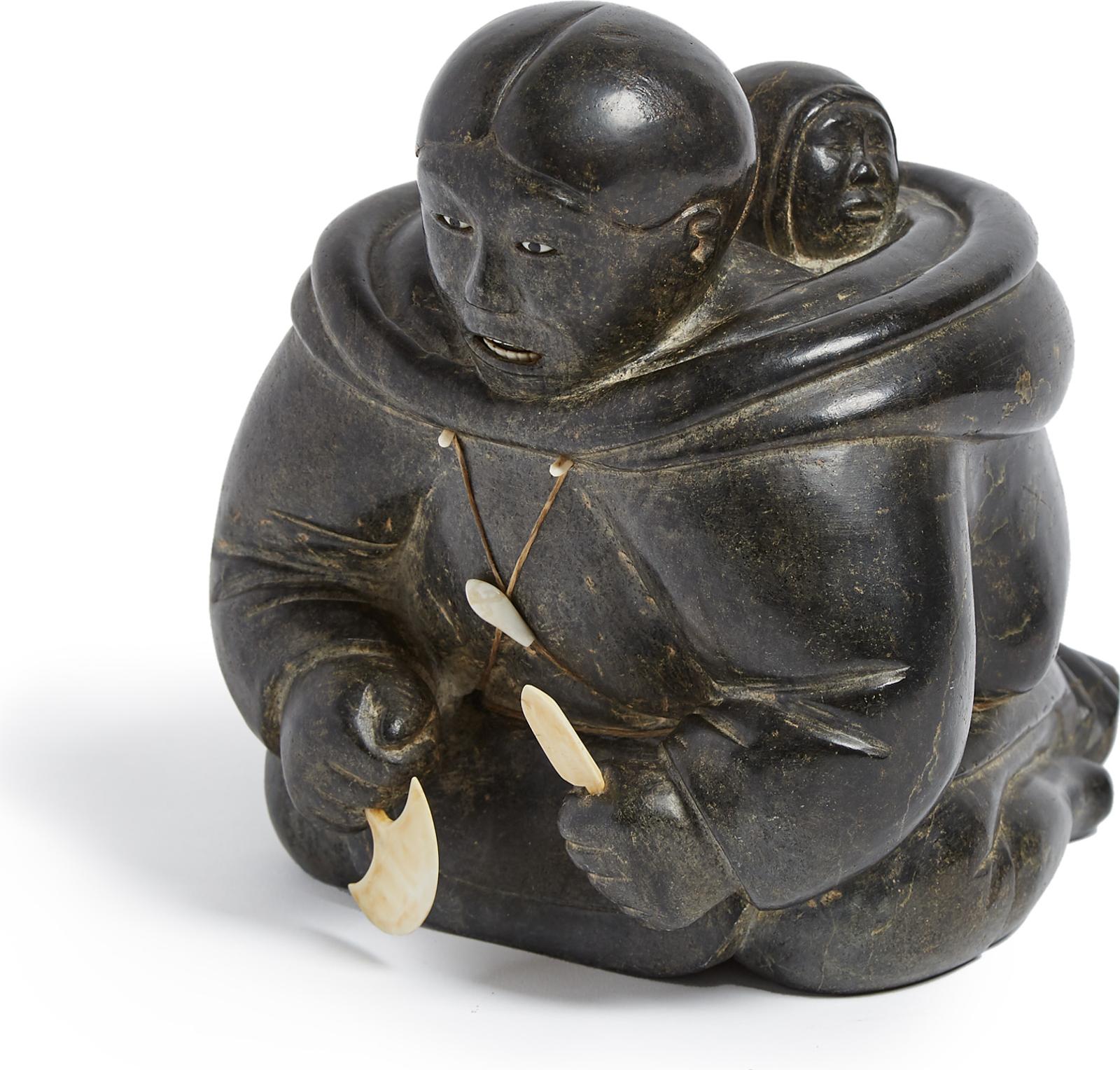 Aisa Qupirualu Alasua (1916-2003) - Mother With Child In Amaut