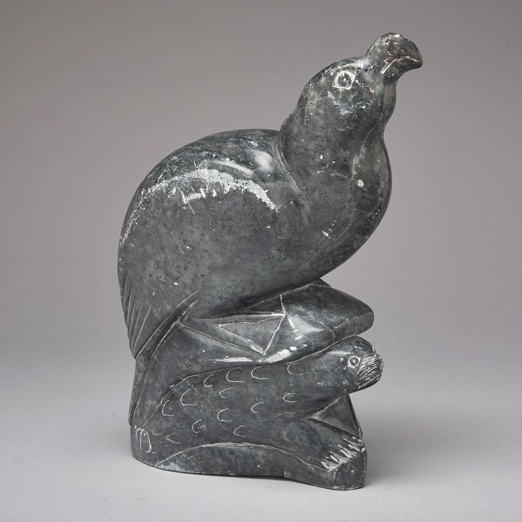Dania Koma - Bird On Ice Floe With Seal