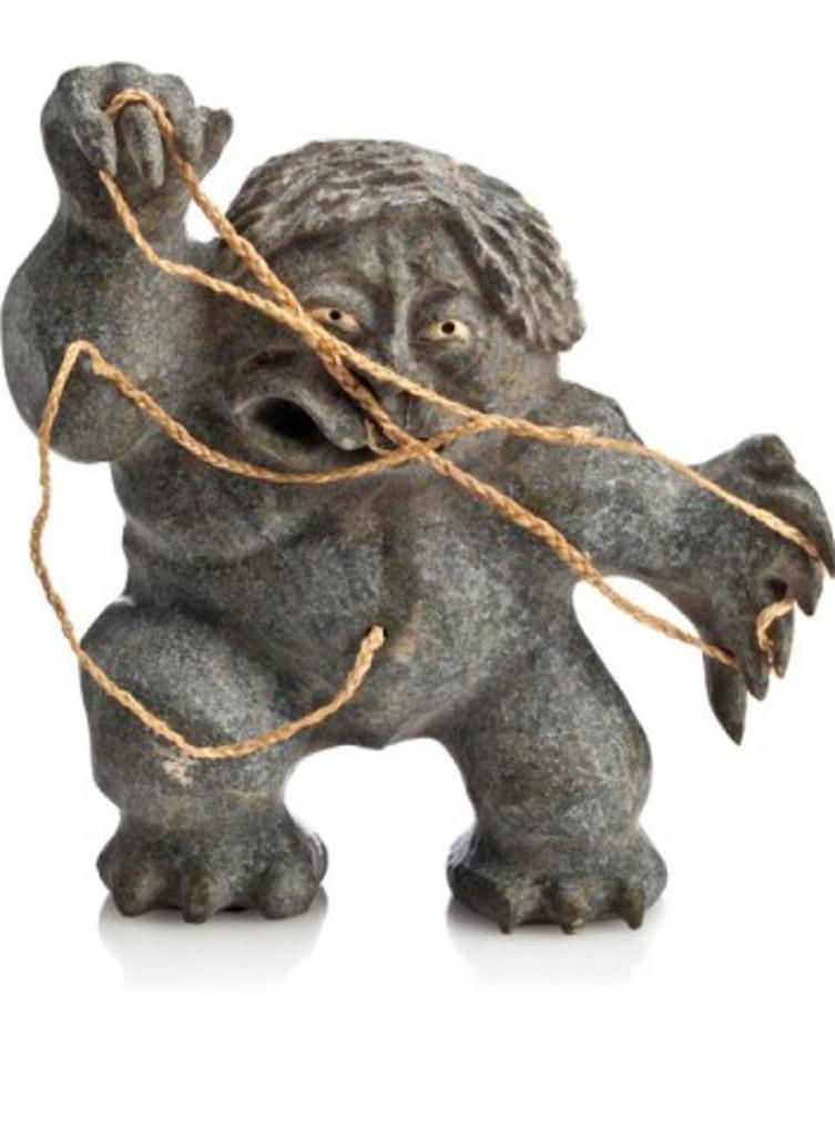 Joseph Shuqslak (1958) - Spirit Figure with Rope, 1998