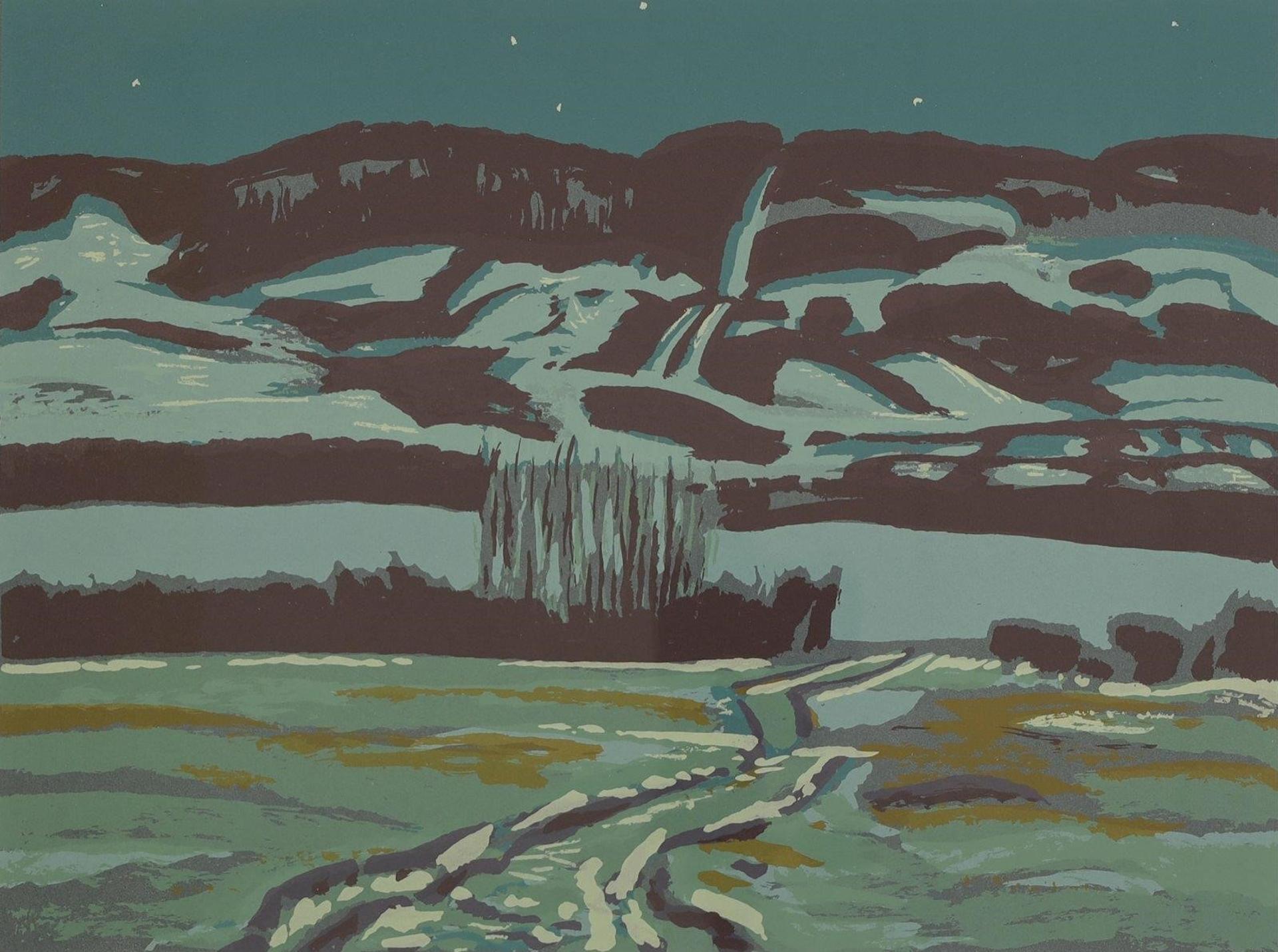 Illingworth Holey (Buck) Kerr (1905-1989) - Turner Valley Nocturne