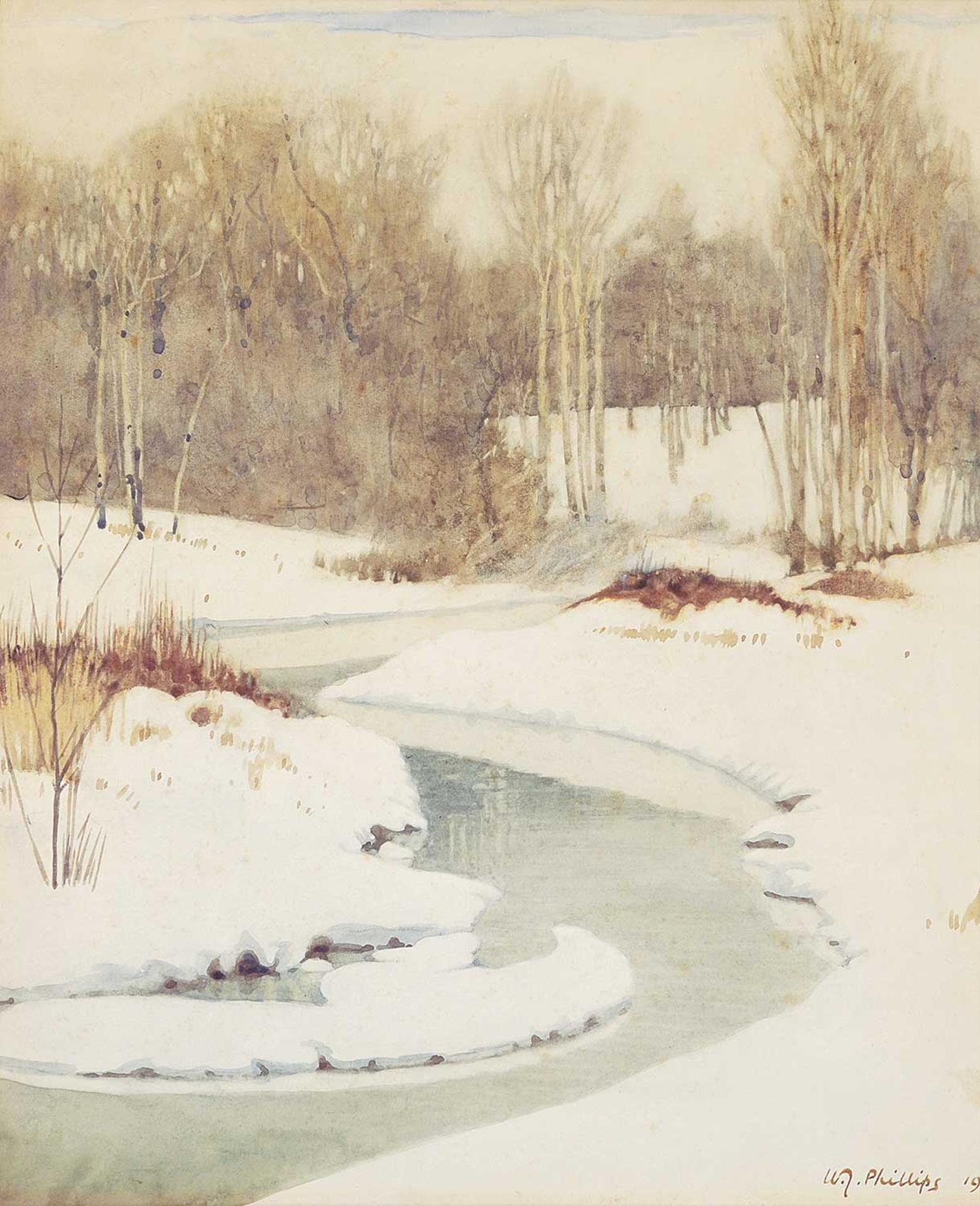 Walter Joseph (W.J.) Phillips (1884-1963) - The Stream in Winter