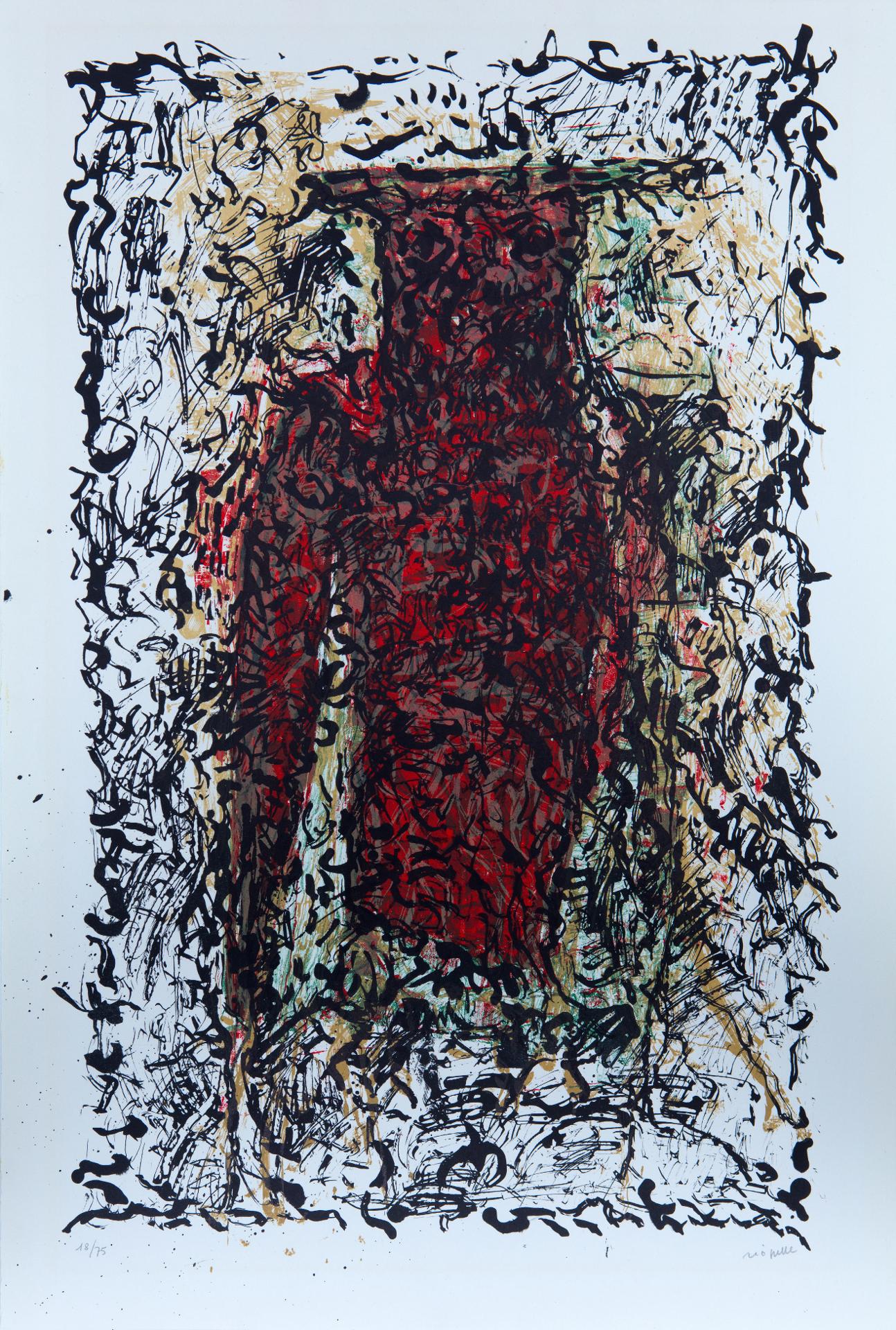 Jean-Paul Riopelle (1923-2002) - Jean-Paul Riopelle , Hibou V , 1970