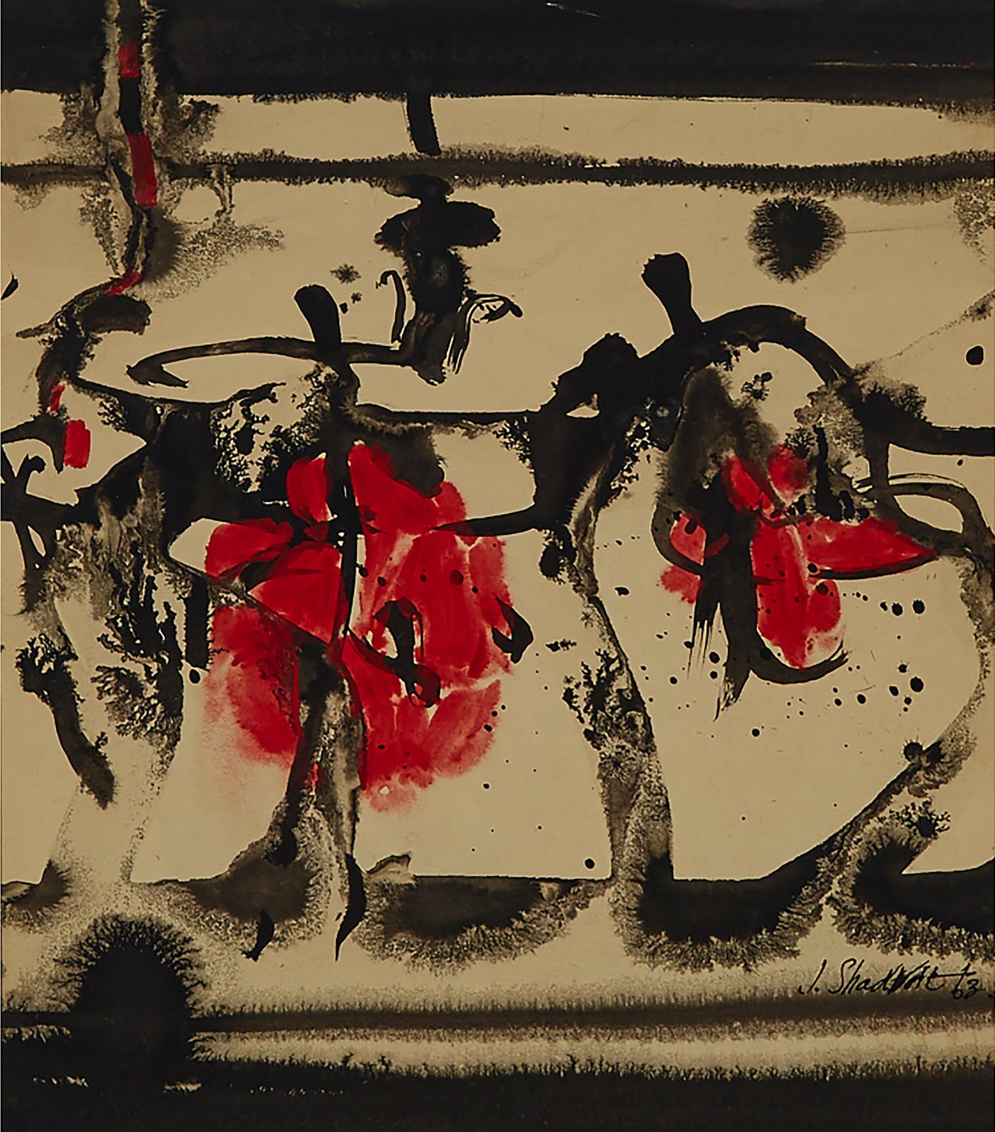 Jack Leaonard Shadbolt (1909-1998) - Untitled (Calligraphic Drawing), 1963
