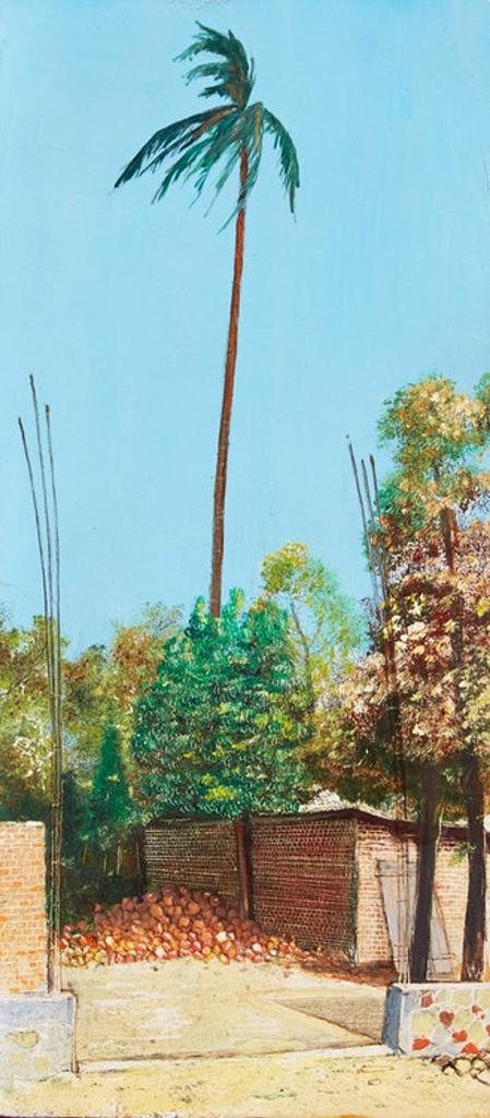 William Kurelek (1927-1977) - Mexican Coconut Factory