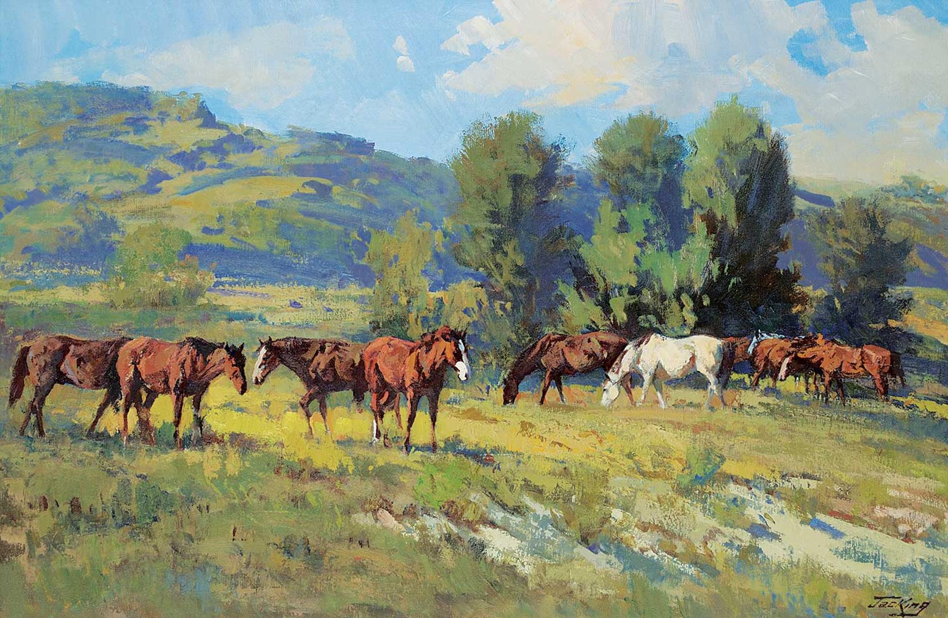 Jack [Jac] Elmo King (1920-1998) - Untitled - Brood Mares