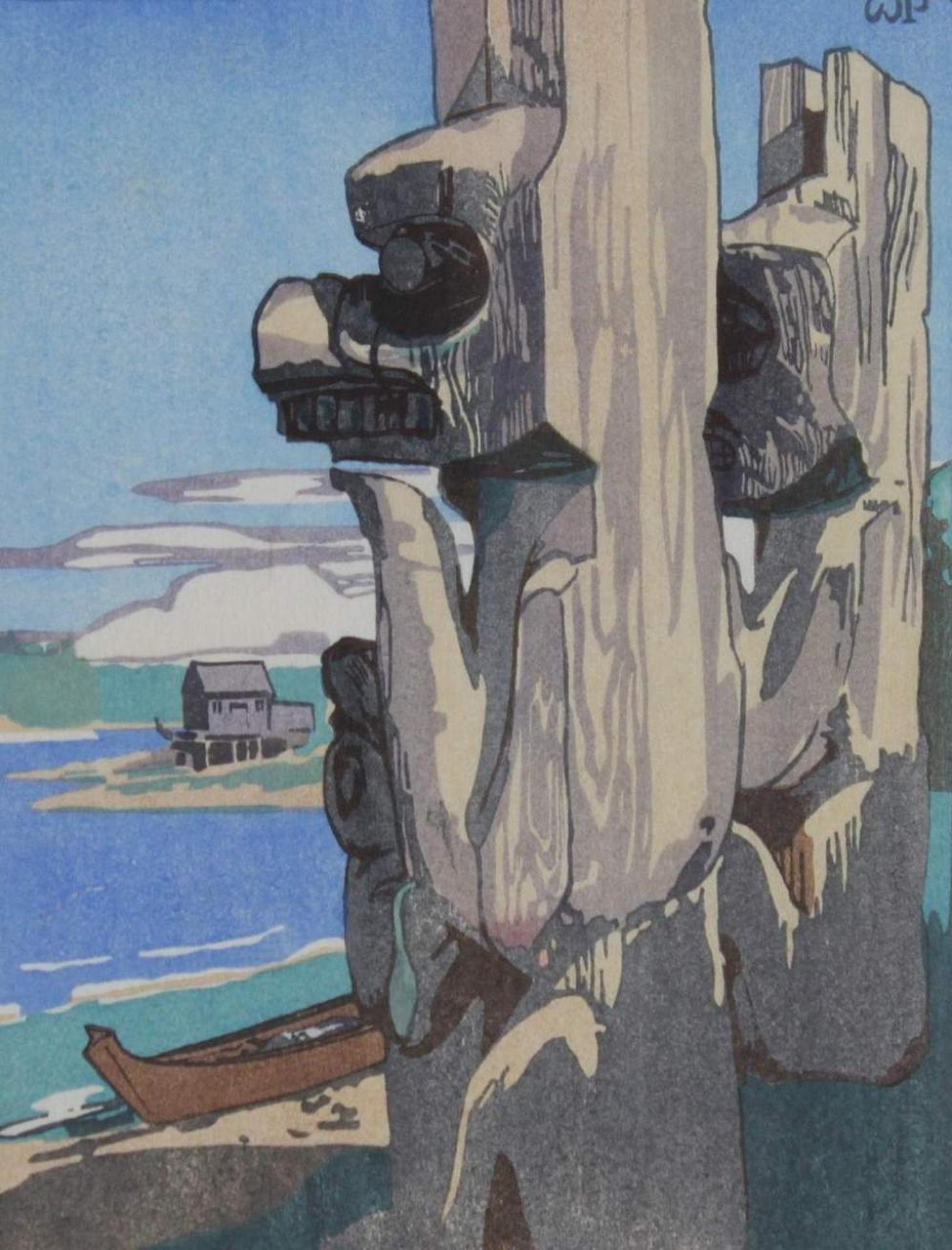 Walter Joseph (W.J.) Phillips (1884-1963) - Siwash House Posts - Tsatsisnukomi