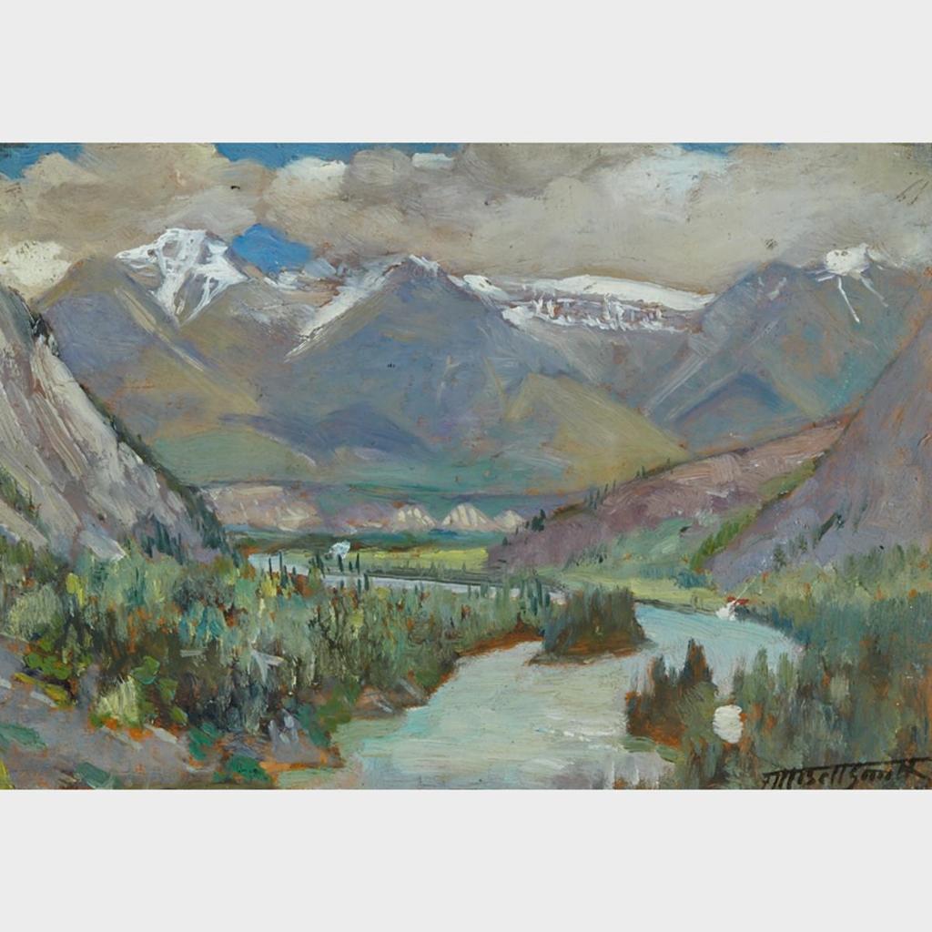 Frederic Martlett Bell-Smith (1846-1923) - Rocky Mountain Scene With Winding River
