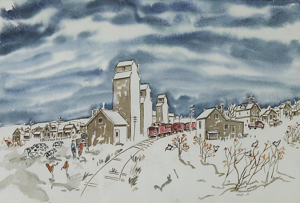Janet Mitchell (1915-1998) - Out Near Sylvan Lake