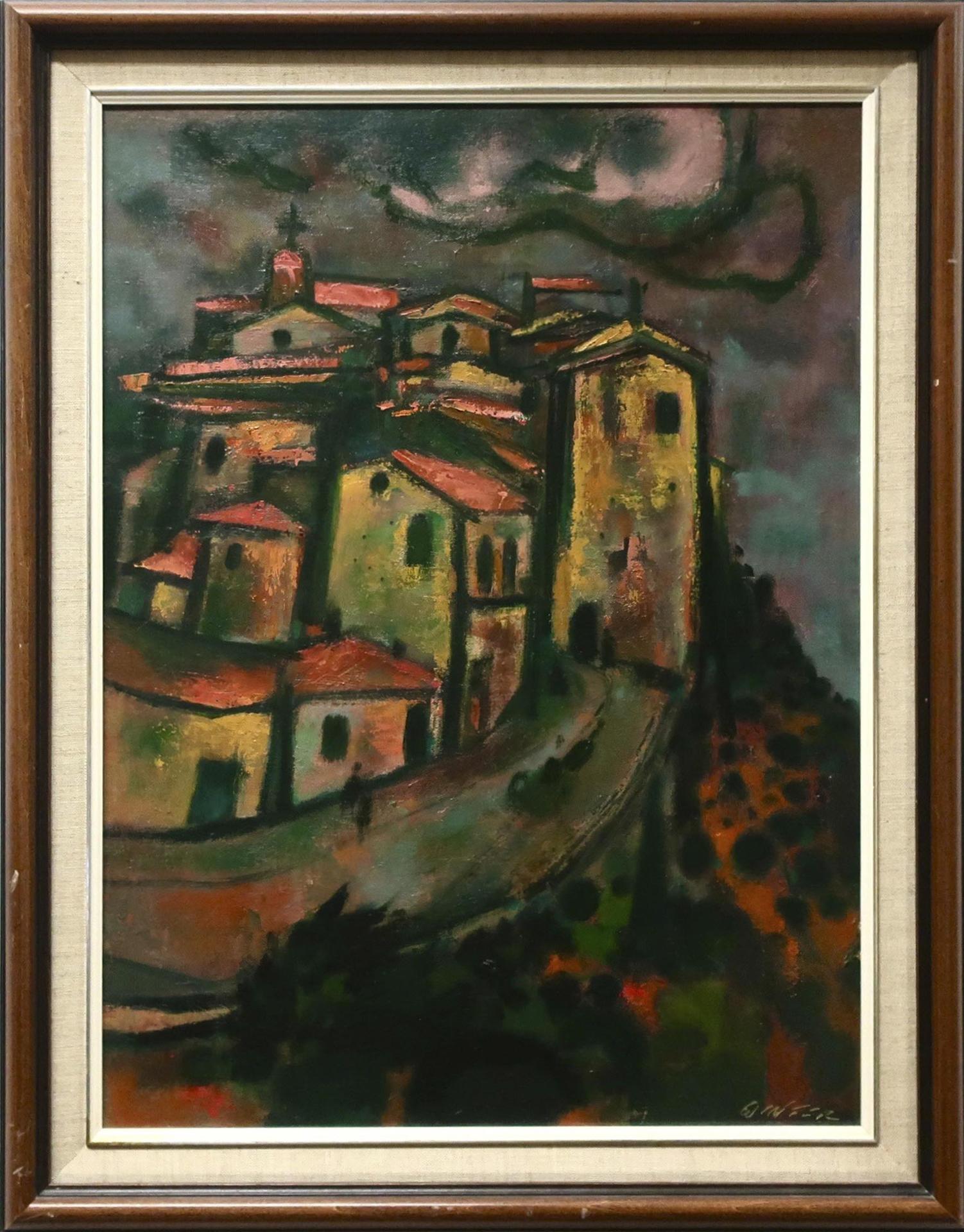William Arthur Winter (1909-1996) - Mountain Village, Greece