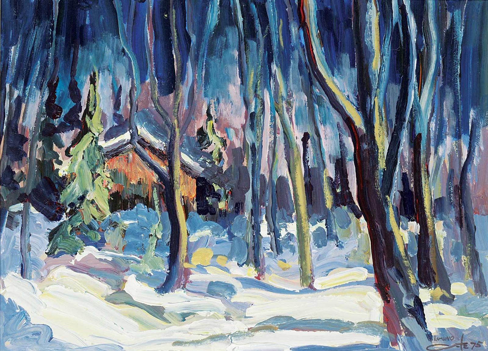 Bruno Cote (1940-2010) - Vieux Camp Lac La Tourelle