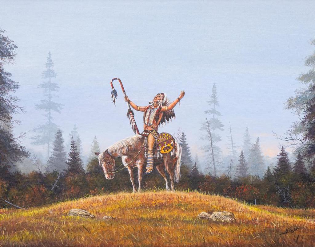 Bob Millard (1947-2014) - Untitled - Man On Horse