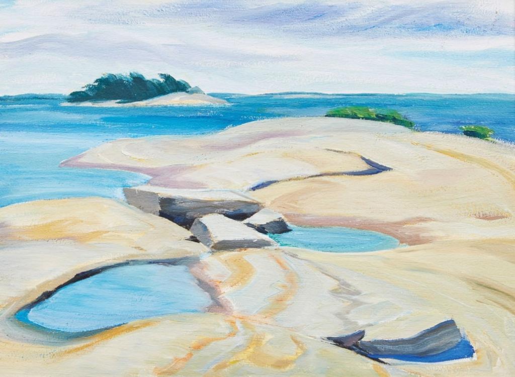 Doris Jean McCarthy (1910-2010) - Edge of the Rocks at Holy Point