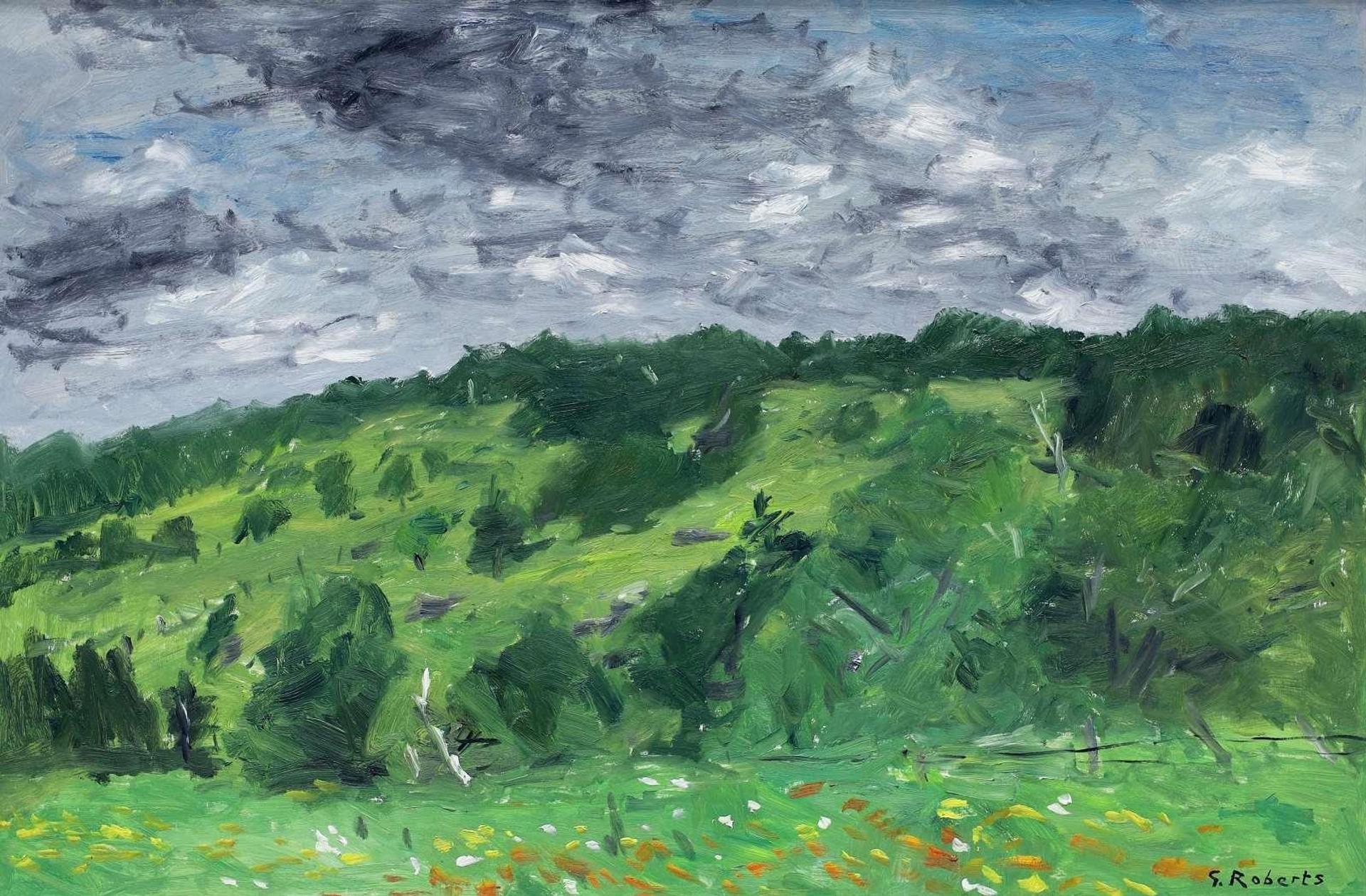 William Goodridge Roberts (1921-2001) - Brooding Landscape; Ca 1957