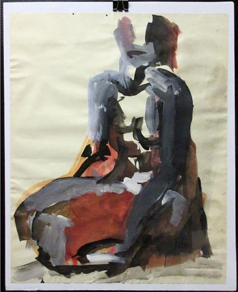Lise Gervais (1933-1998) - Untitled (Seated Figure)