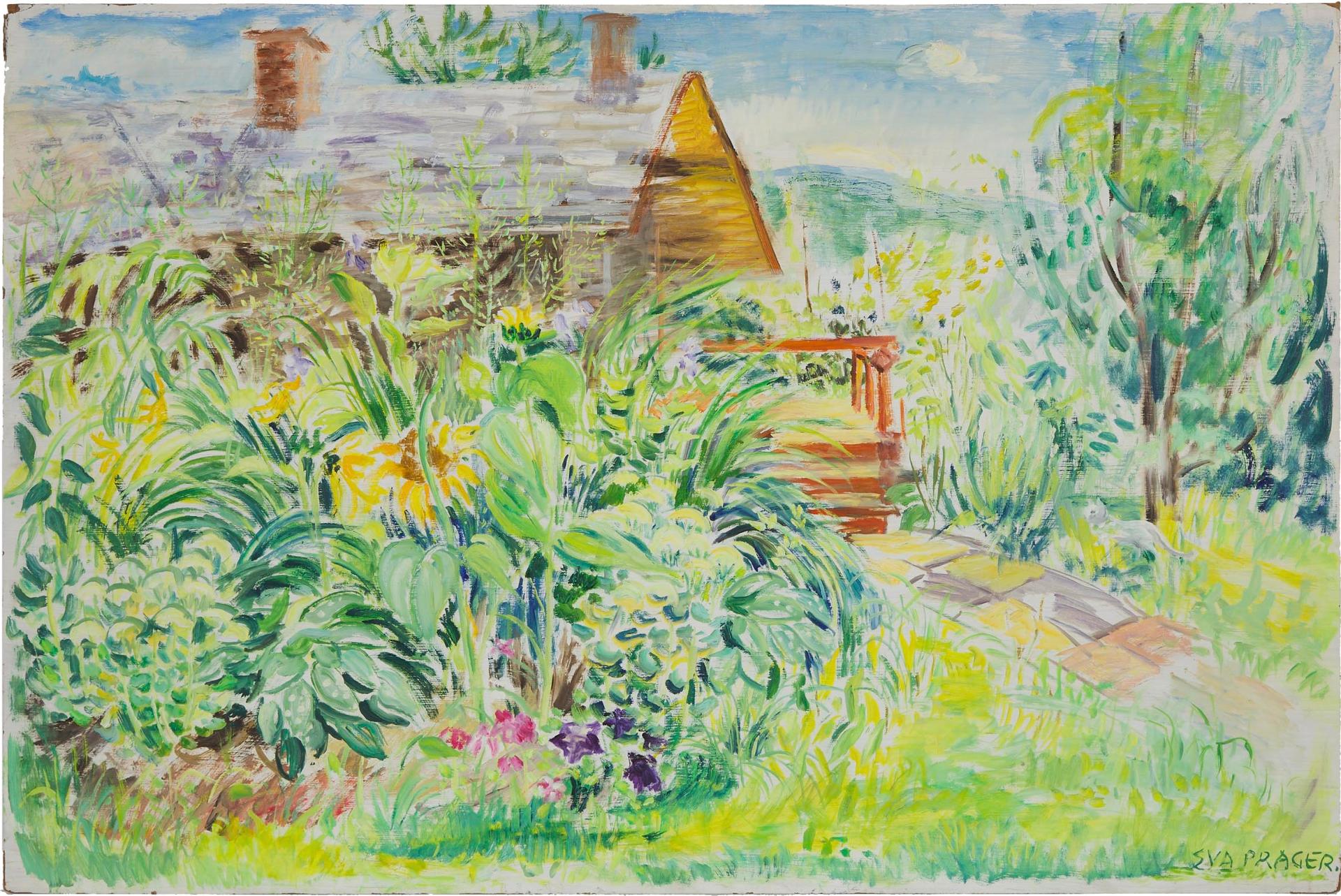 Eva Sophie Prager (1912-2010) - Untitled (The Old Cottage)