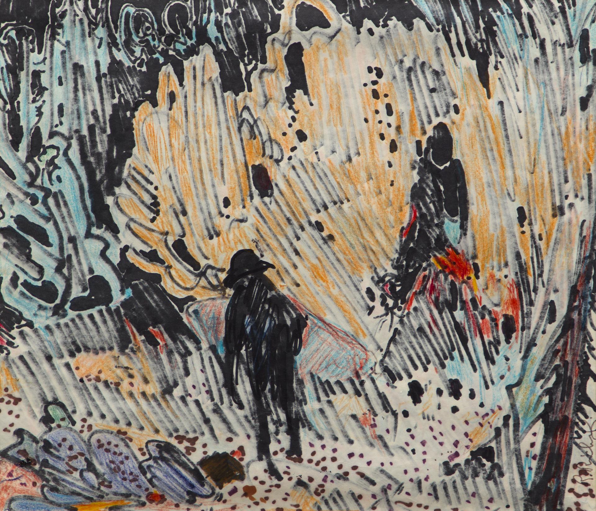 René Jean Richard (1895-1982) - Scène de forêt, c. 1978