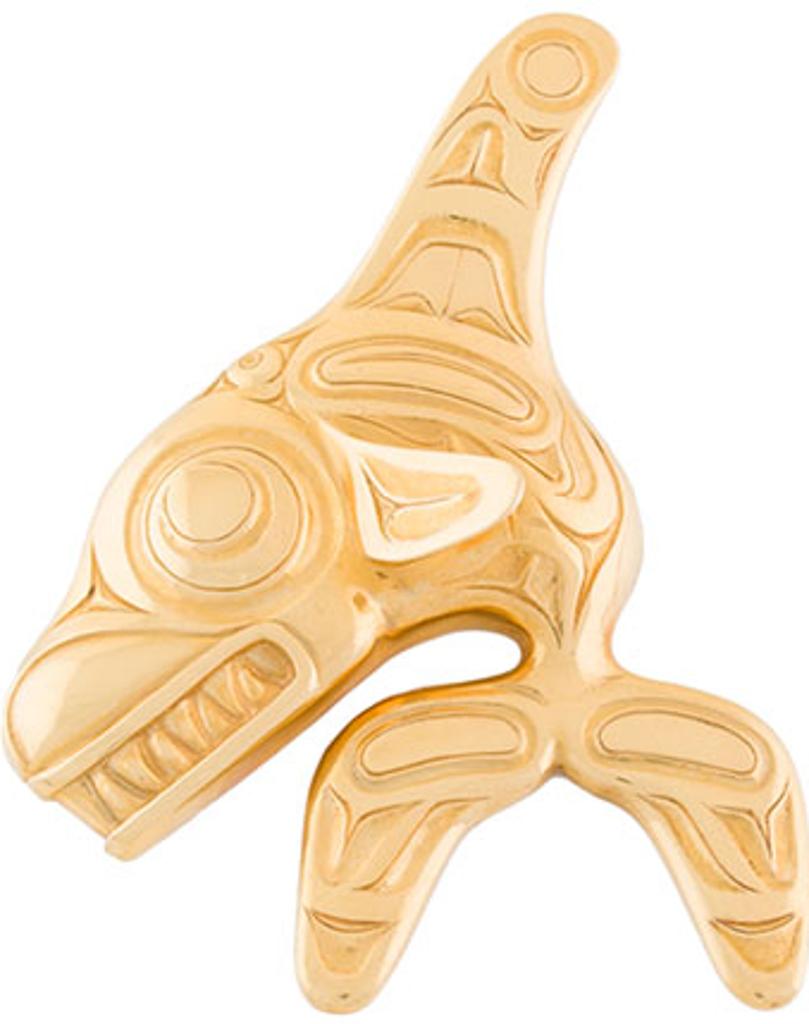 William Ronald (Bill) Reid (1920-1998) - Killer Whale Brooch