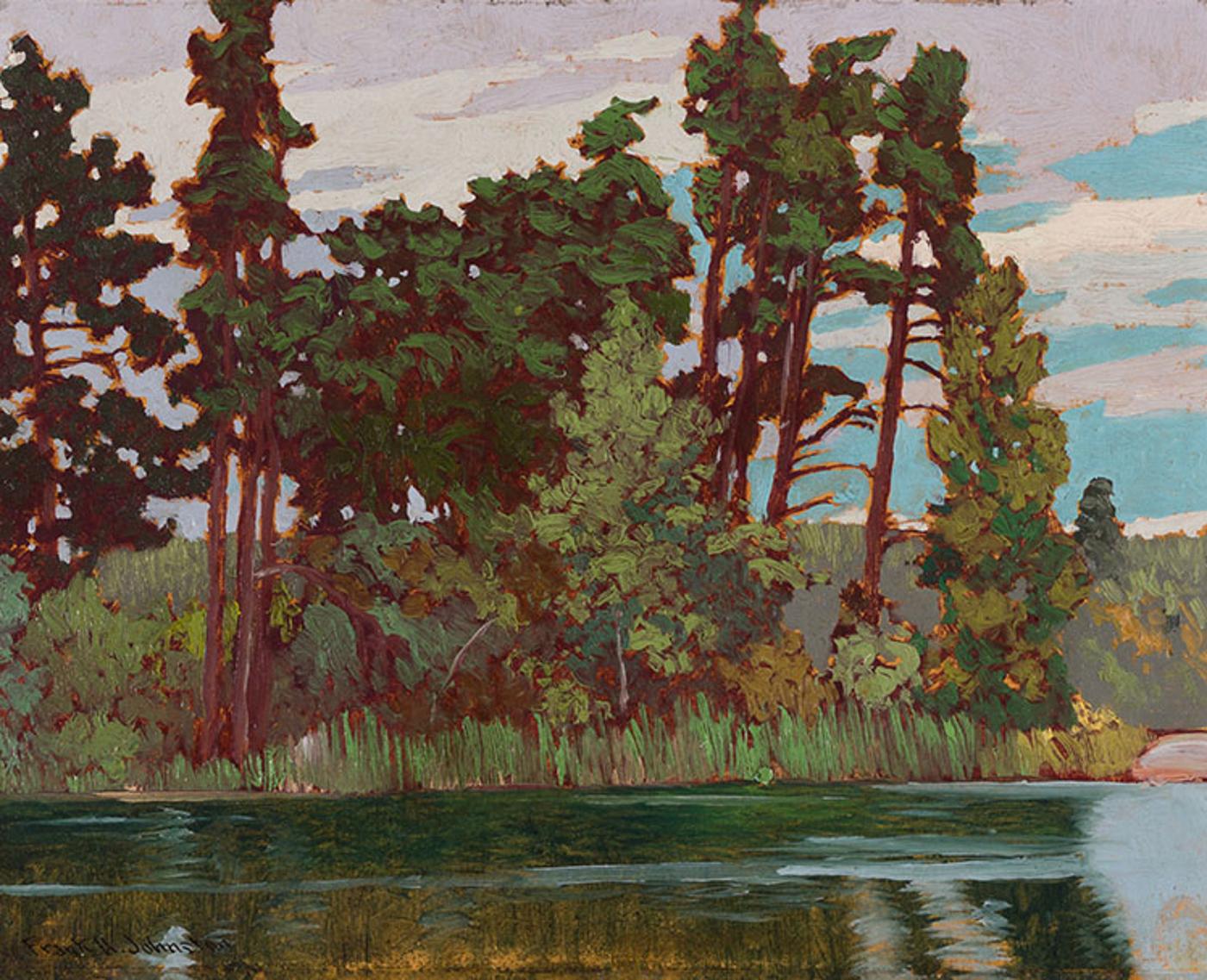 Frank (Franz) Hans Johnston (1888-1949) - Indian Island, Lake of the Woods