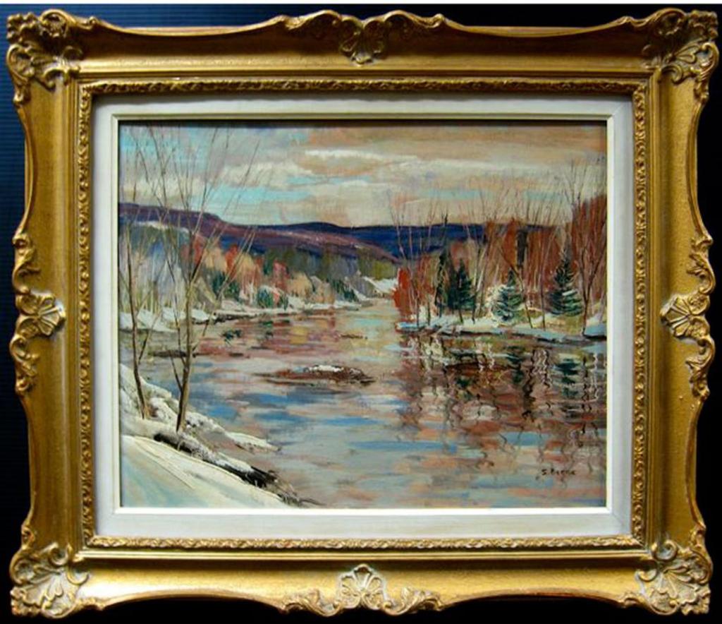 Sydney Martin Berne (1921-2013) - St. Maurice River, P.Q.