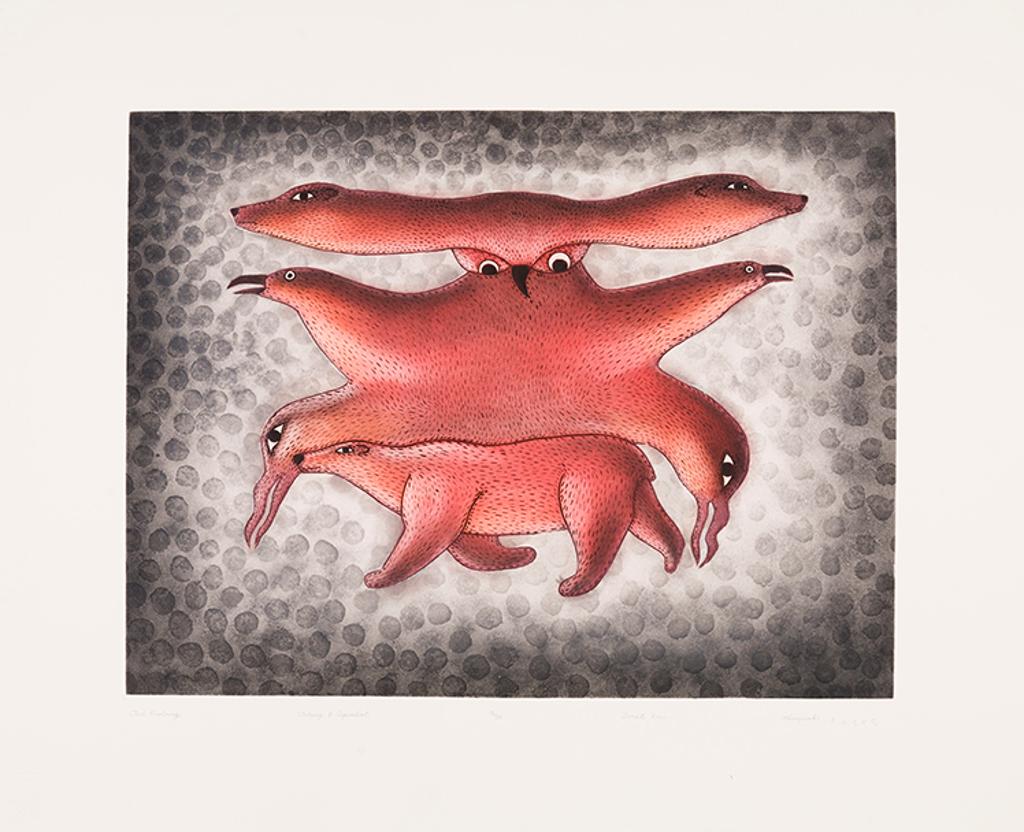 Kenojuak Ashevak (1927-2013) - Owl Evolving