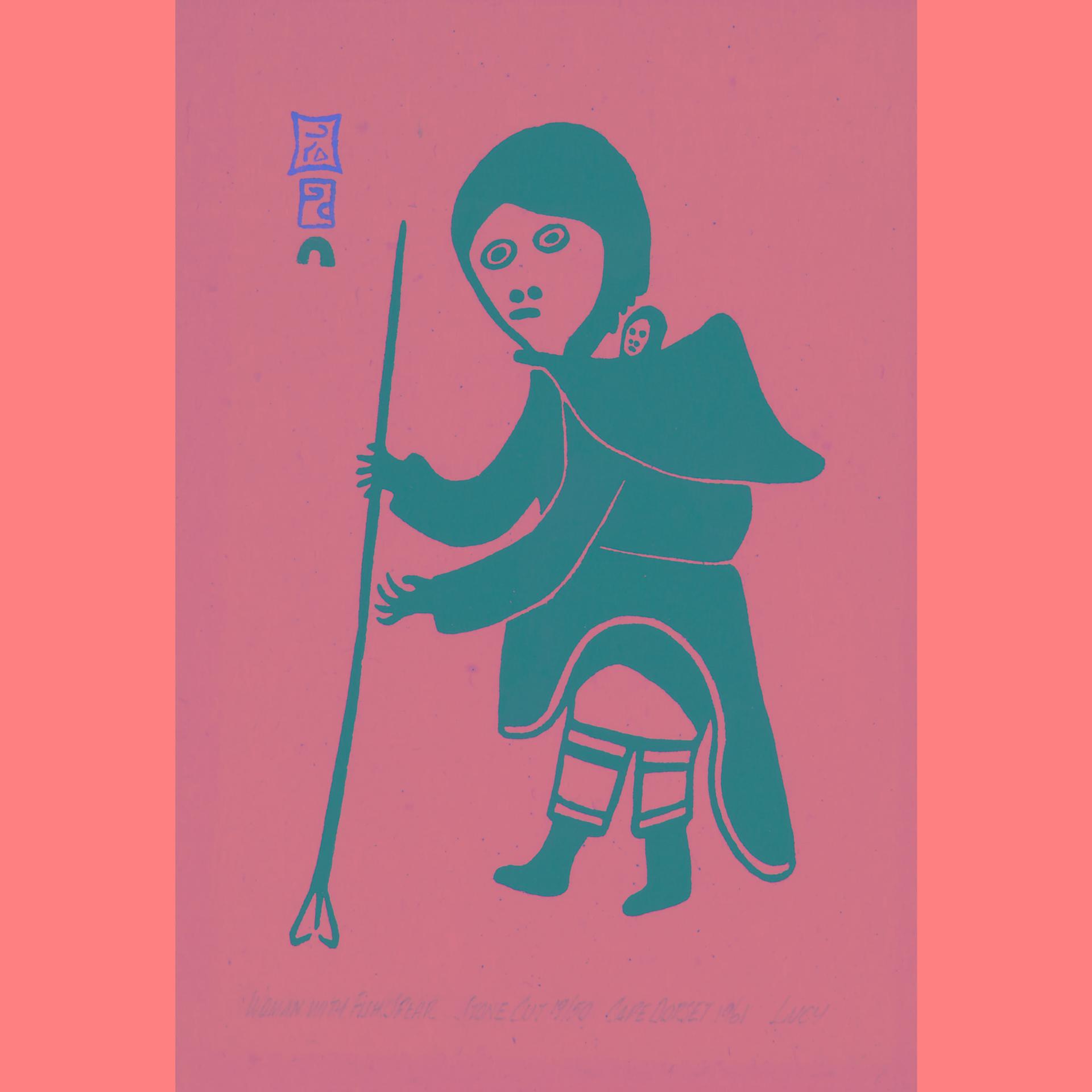LUCY QINNUAYUAK - Woman With Fish Spear