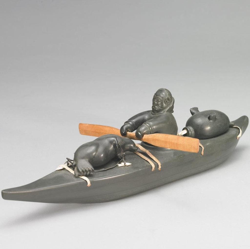 Mosesee Inukpuk - Hunter In Kayak