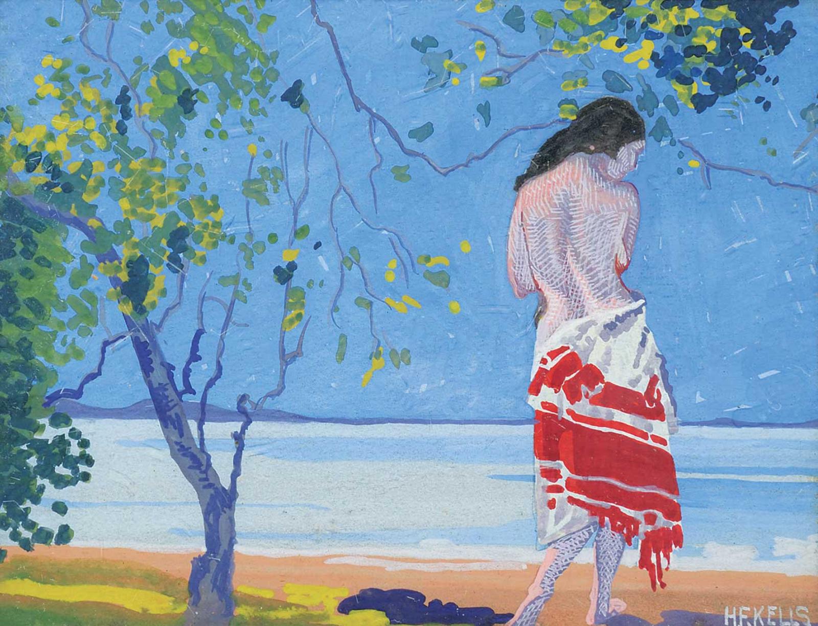 Harold F. Kells - Untitled - The Swimmer
