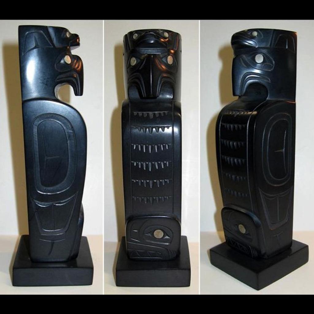 Glen Pollard (1957) - Haida Frog, Eagle And Salmon Head