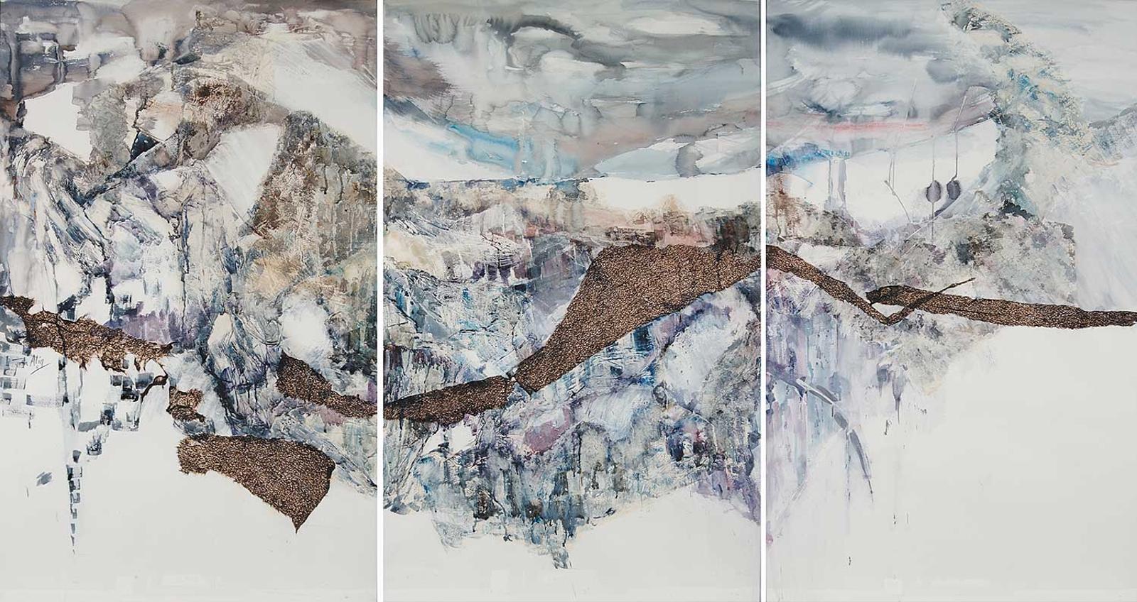 Jutta Alig (1938-2010) - Distant Echo I, II, and III [Tryptich]