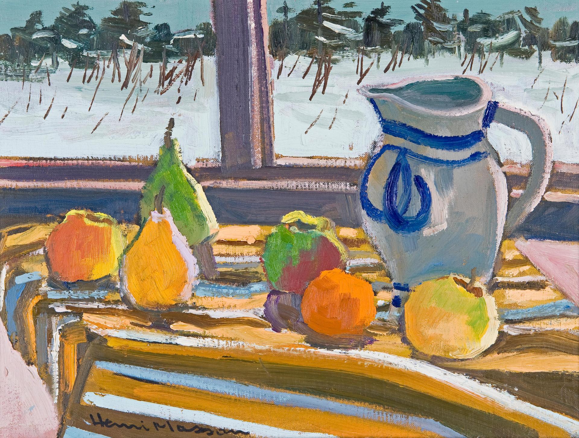 Henri Leopold Masson (1907-1996) - Still life from studio window