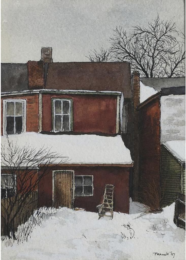 Albert Jacques Franck (1899-1973) - Backyard On Lisgar St.