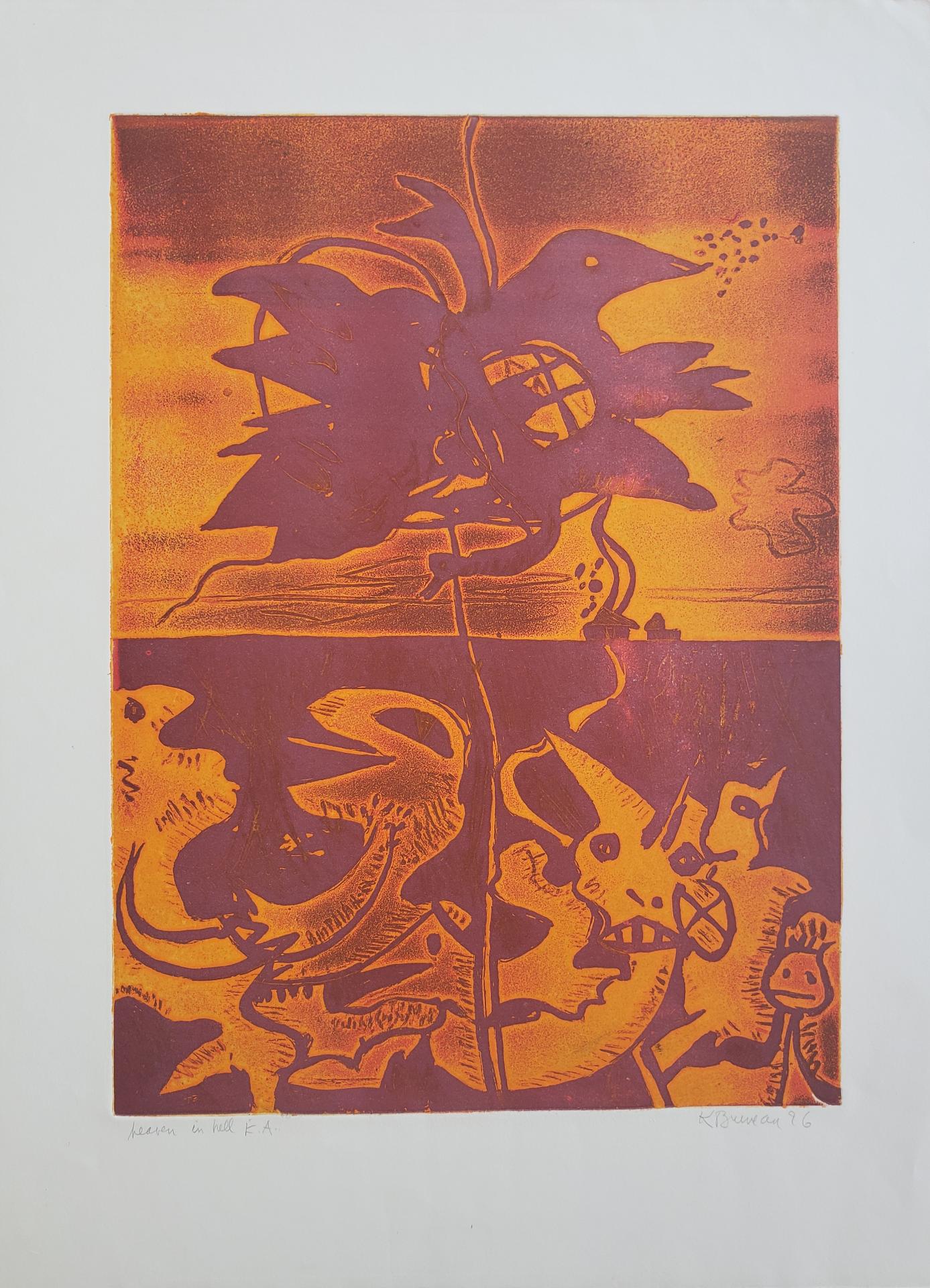 Kittie Bruneau (1929-2011) - Heaven'n Hell, 1976