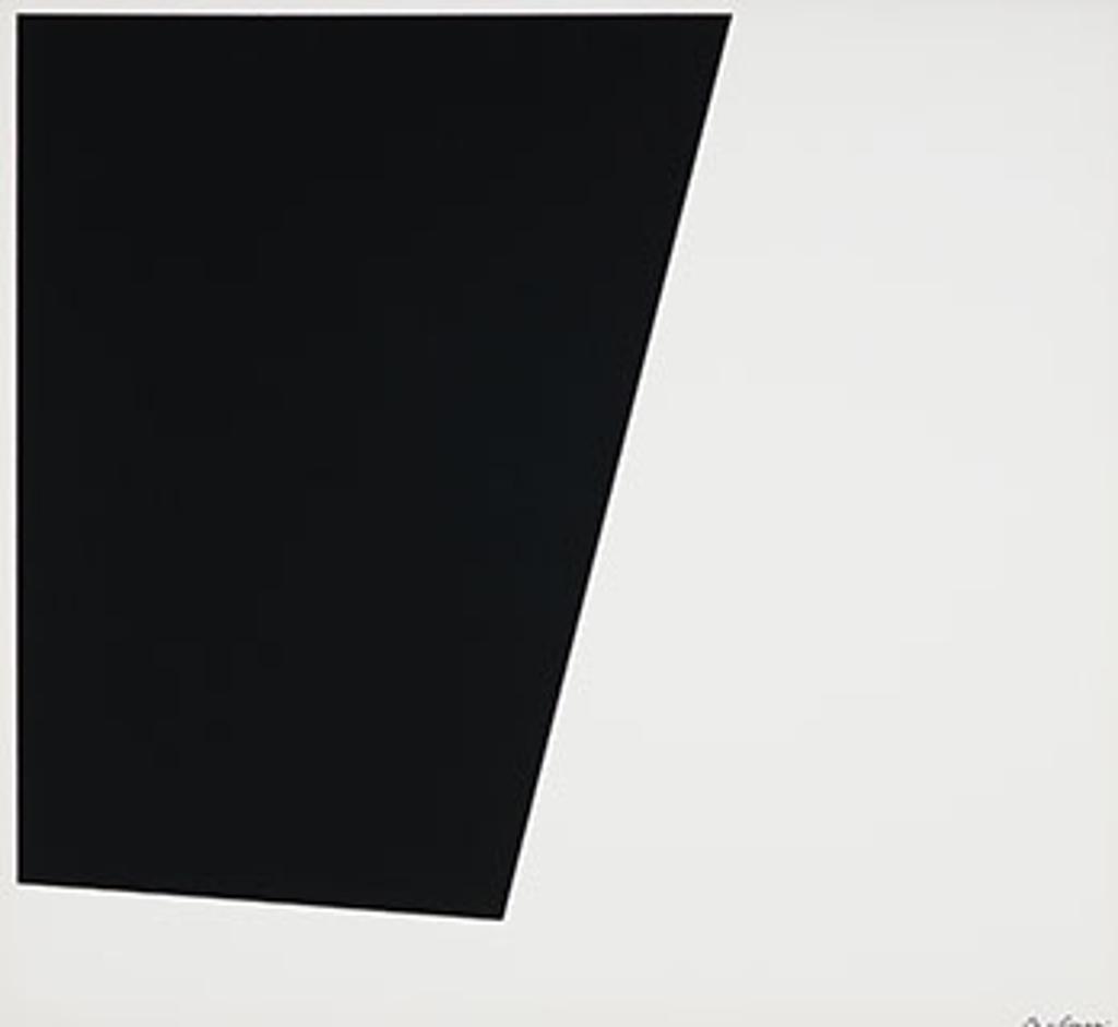 Guido Molinari (1933-2004) - Sans titre (Uninoir)
