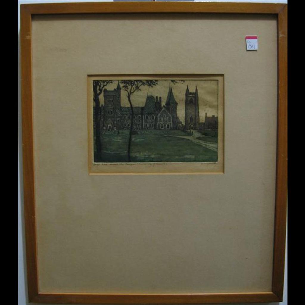 Nicholas Hornyansky (1896-1965) - Day’S End Around The Campus (University Of Toronto)