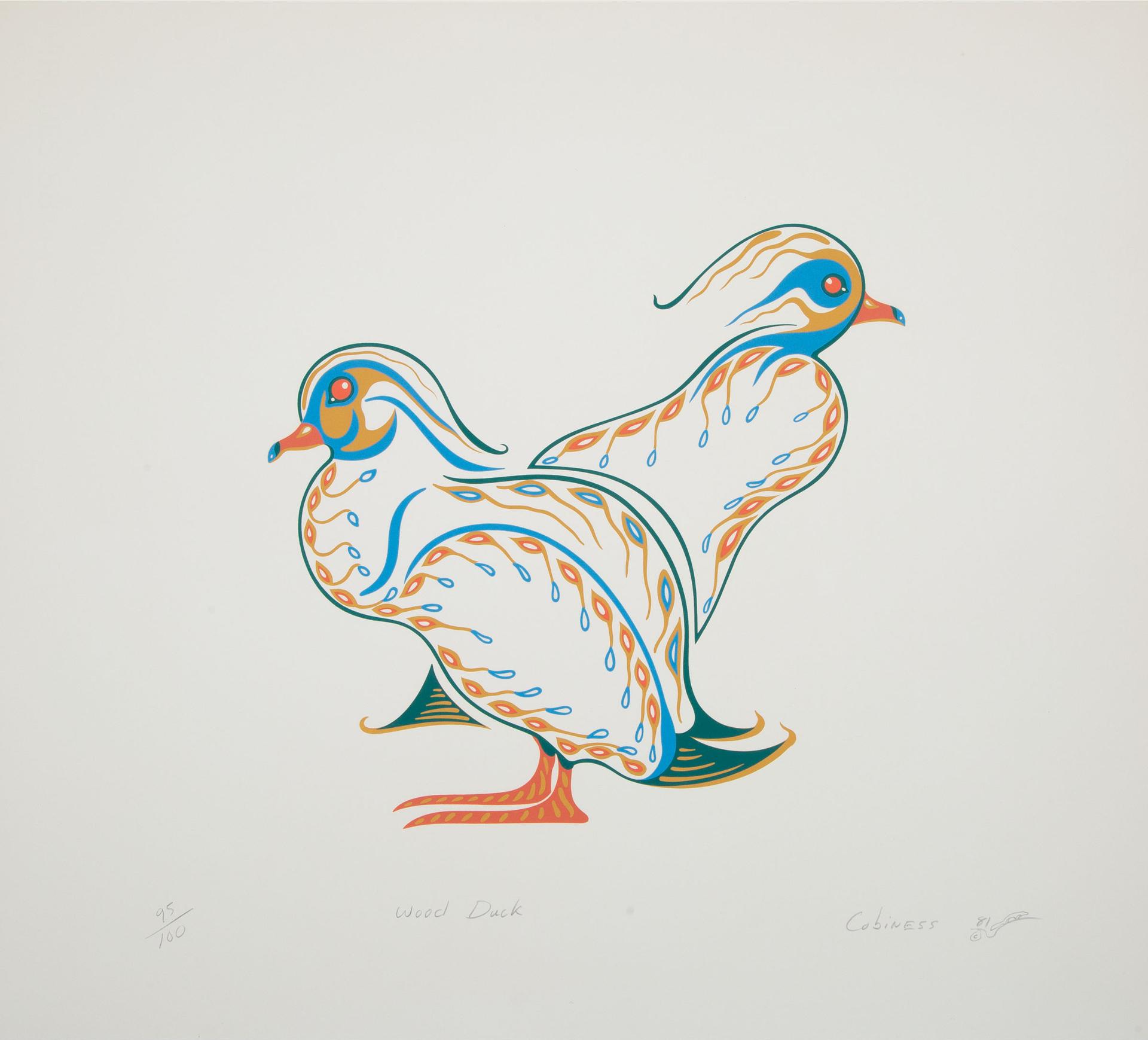 Eddy Cobiness (1933-1996) - Wood Duck