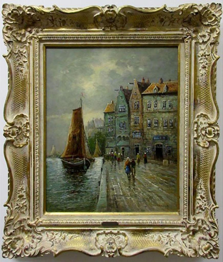 Kirk Van Hoom - Town Scene At Volandam