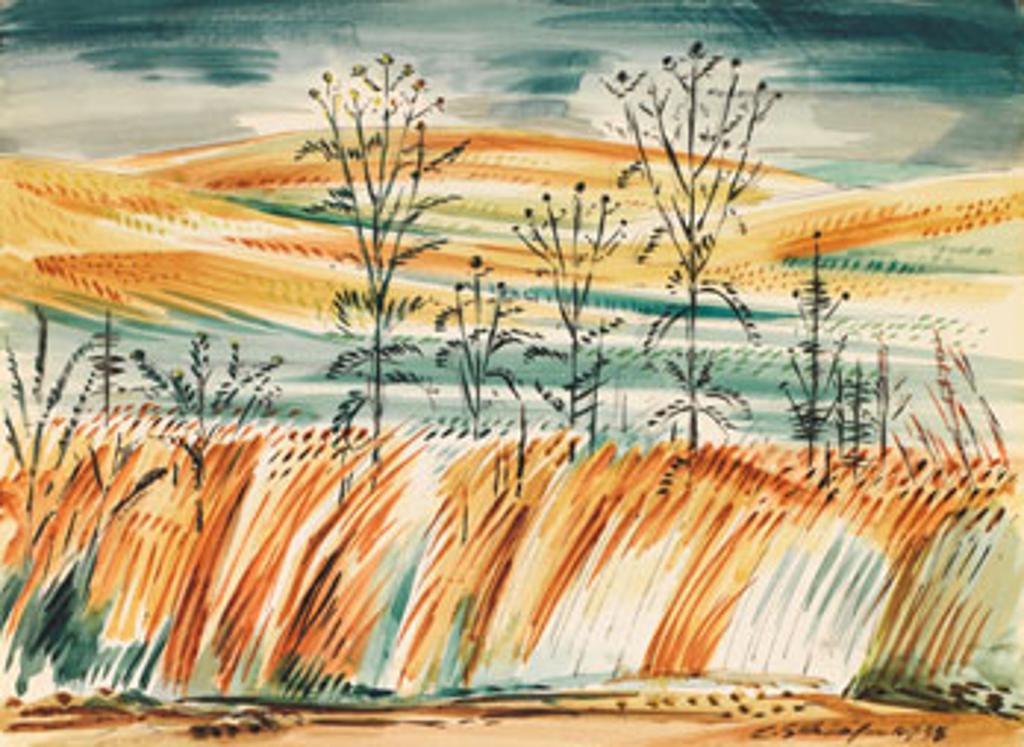 Carl Fellman Schaefer (1903-1995) - Scotch Thistle, Waterloo County