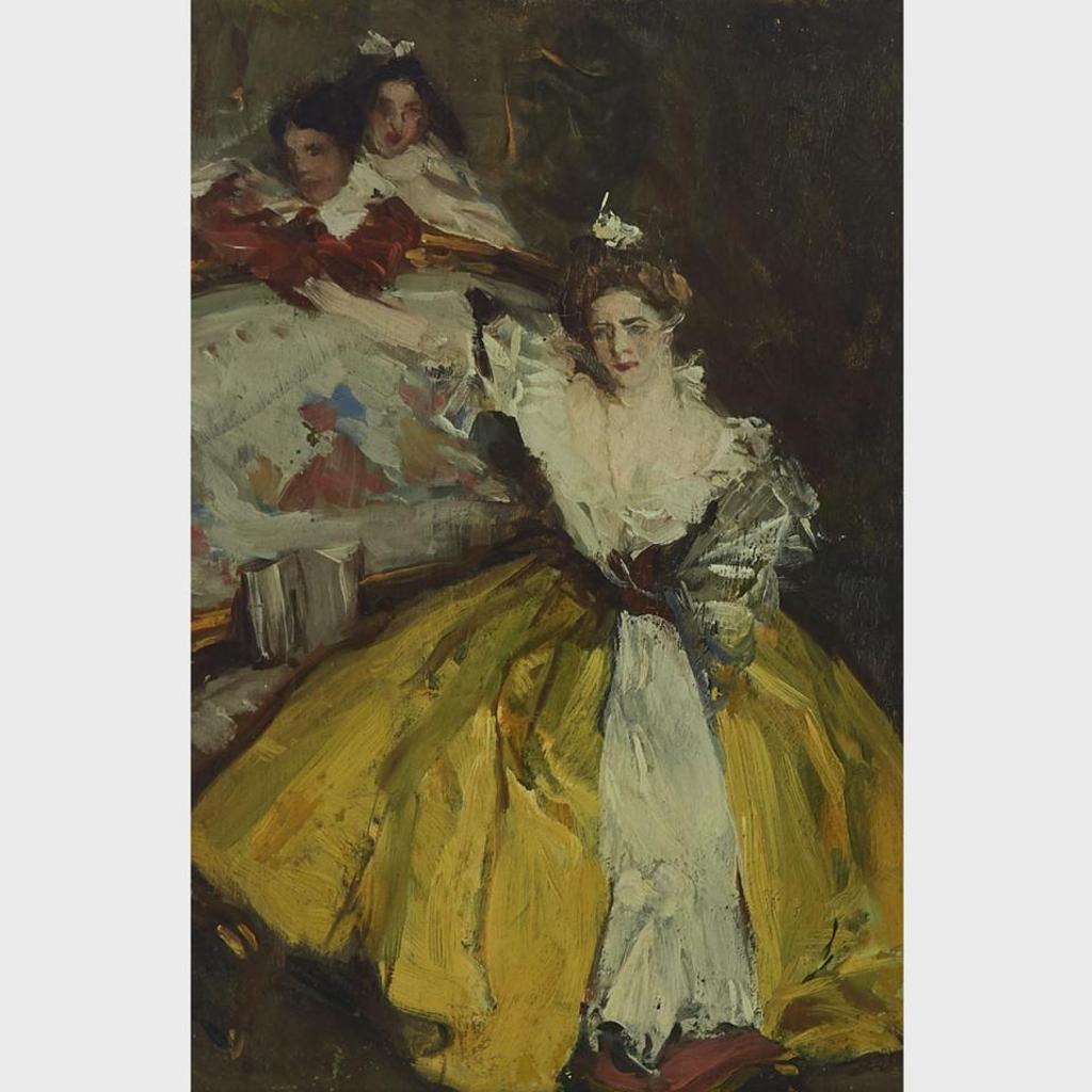 Clarence Alphonse Gagnon (1881-1942) - From A Portrait Of Mrs. Carl Meyer By John S. Sargent