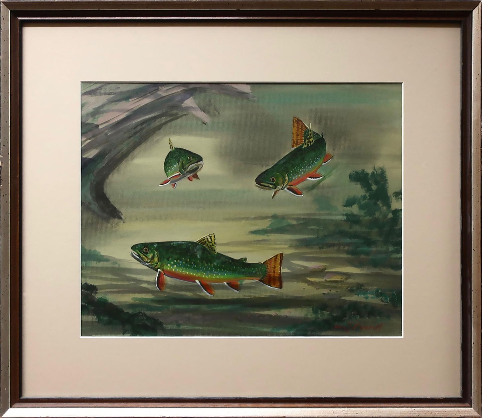 Walter Jackson Coucill (1915-1982) - Eastern Brook Trout (Salvelinus Fontinalis)