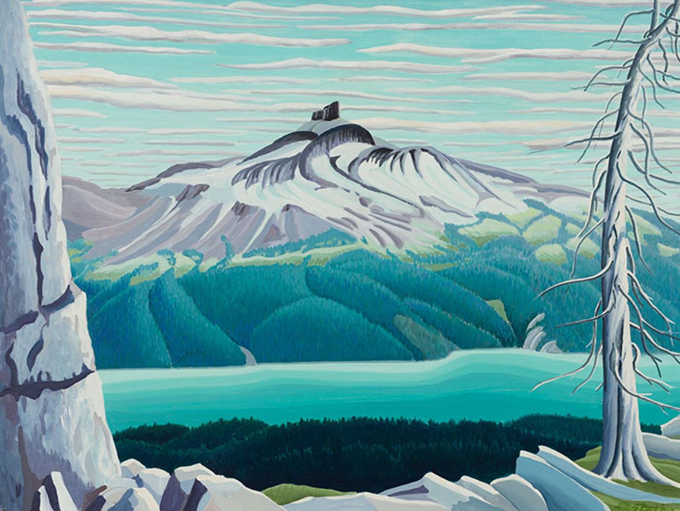 Donald M. Flather (1903-1990) - Black Tusk Mountain and Peak
