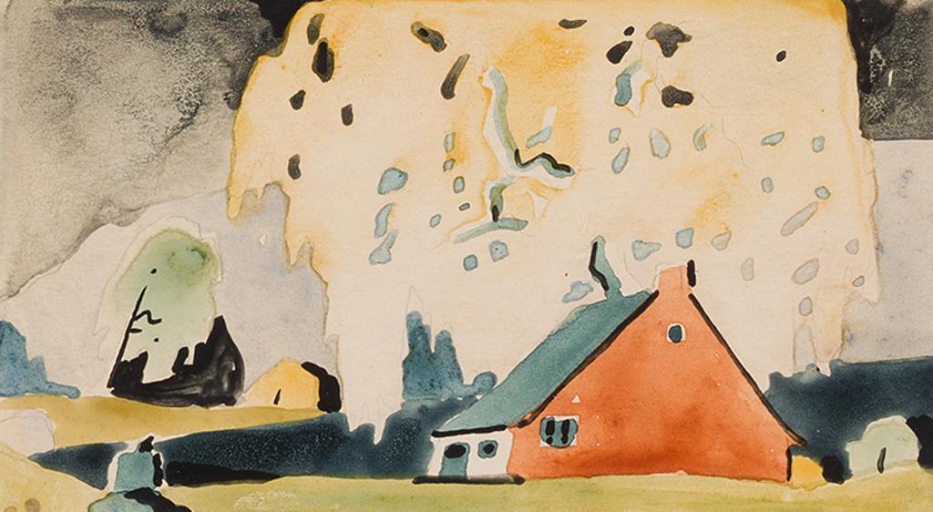 Marc-Aurèle Fortin (1888-1970) - Maison rouge