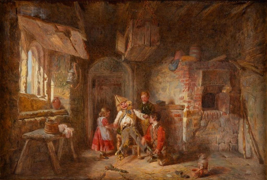 Alfred Provis (1818-1890) - Guy Fawkes Day