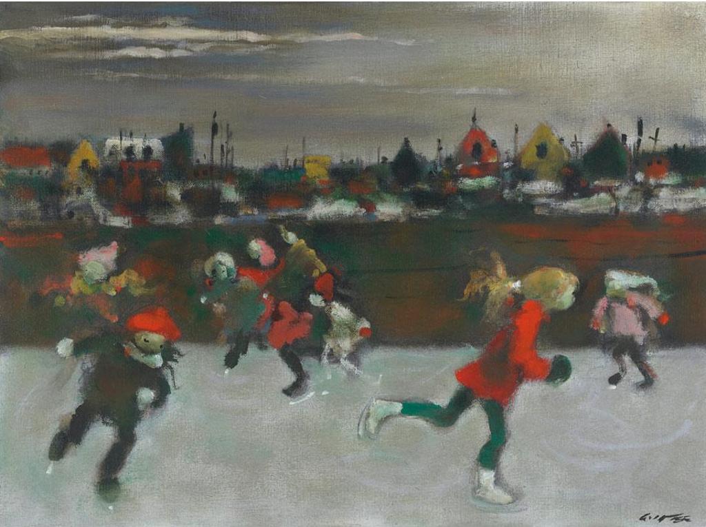 William Arthur Winter (1909-1996) - Skating Rink