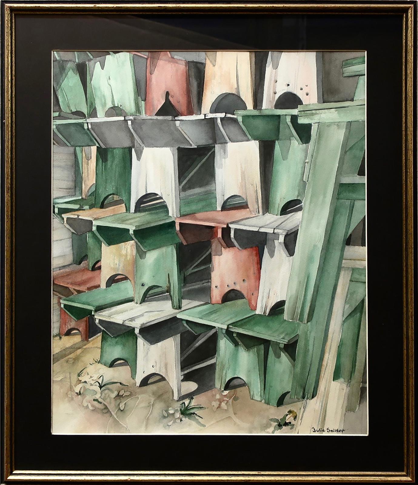 Julie Snider - Untitled (Stacked Benches)
