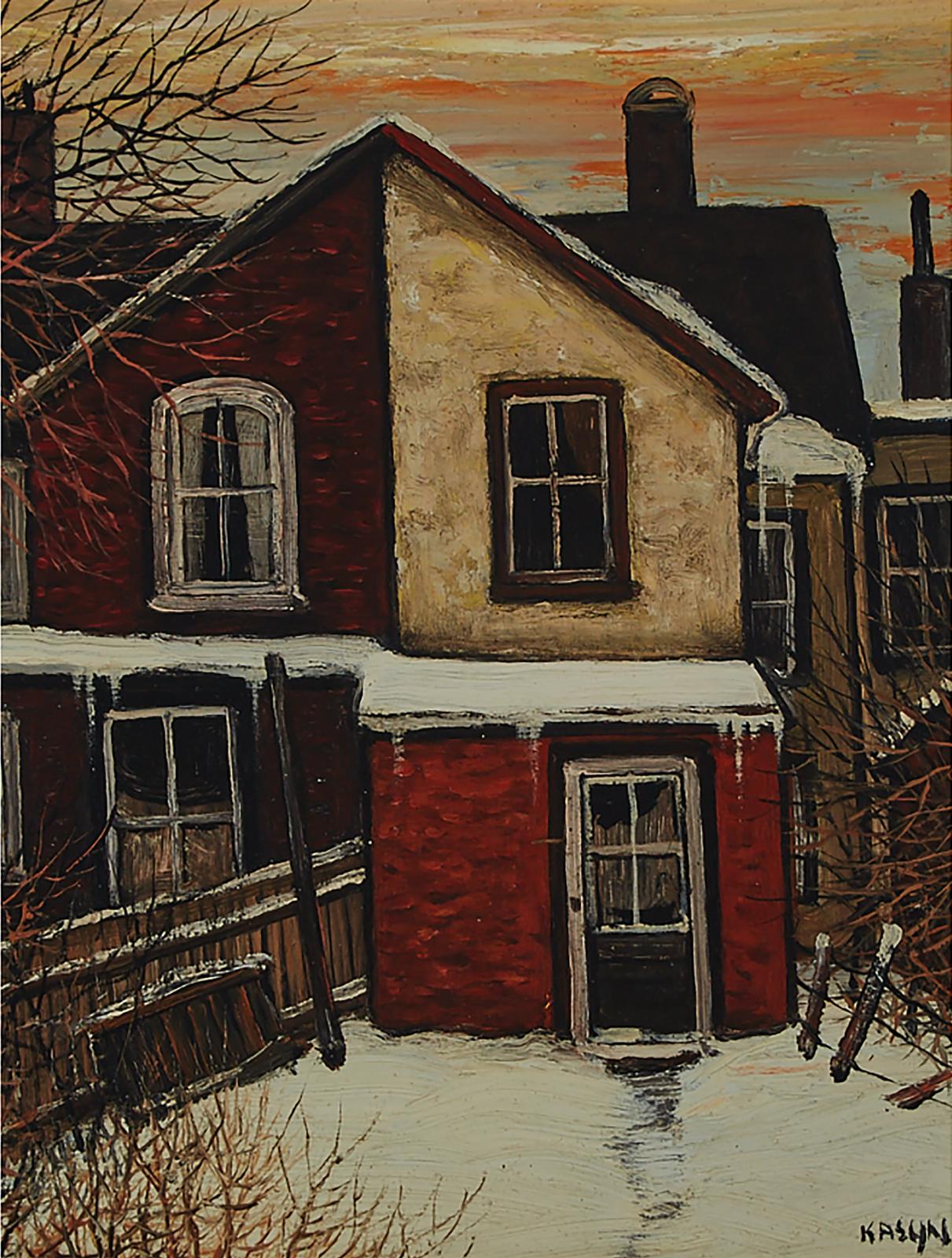 John Kasyn (1926-2008) - Behind Power Street, 1984