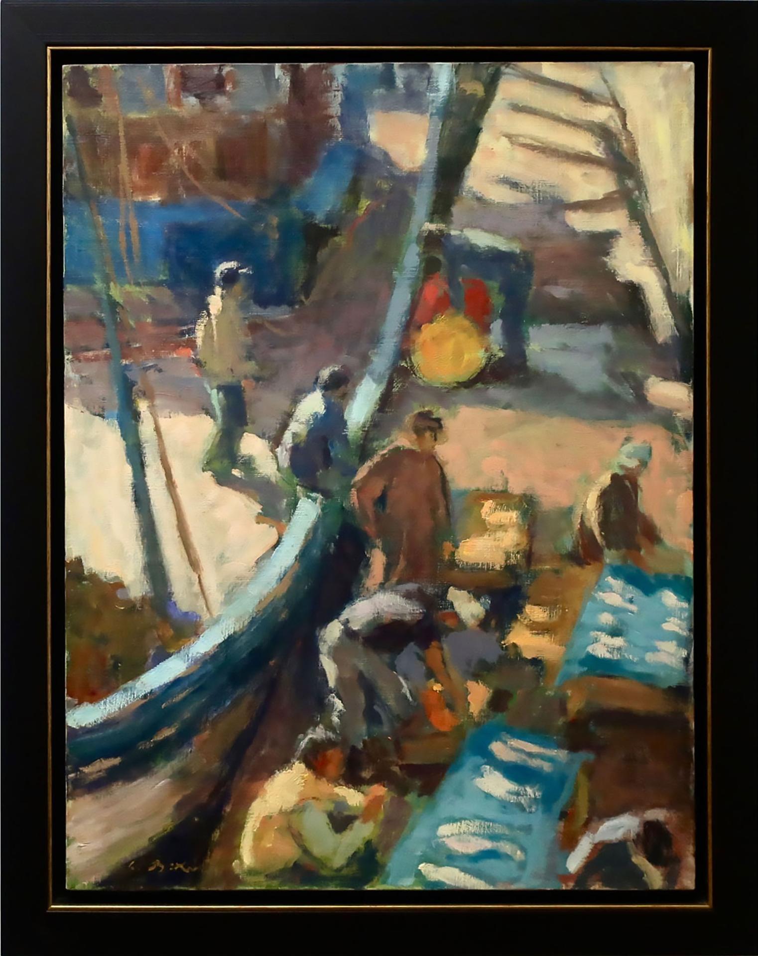 Antoine Bittar (1957) - Apres La Peche - Casablanca