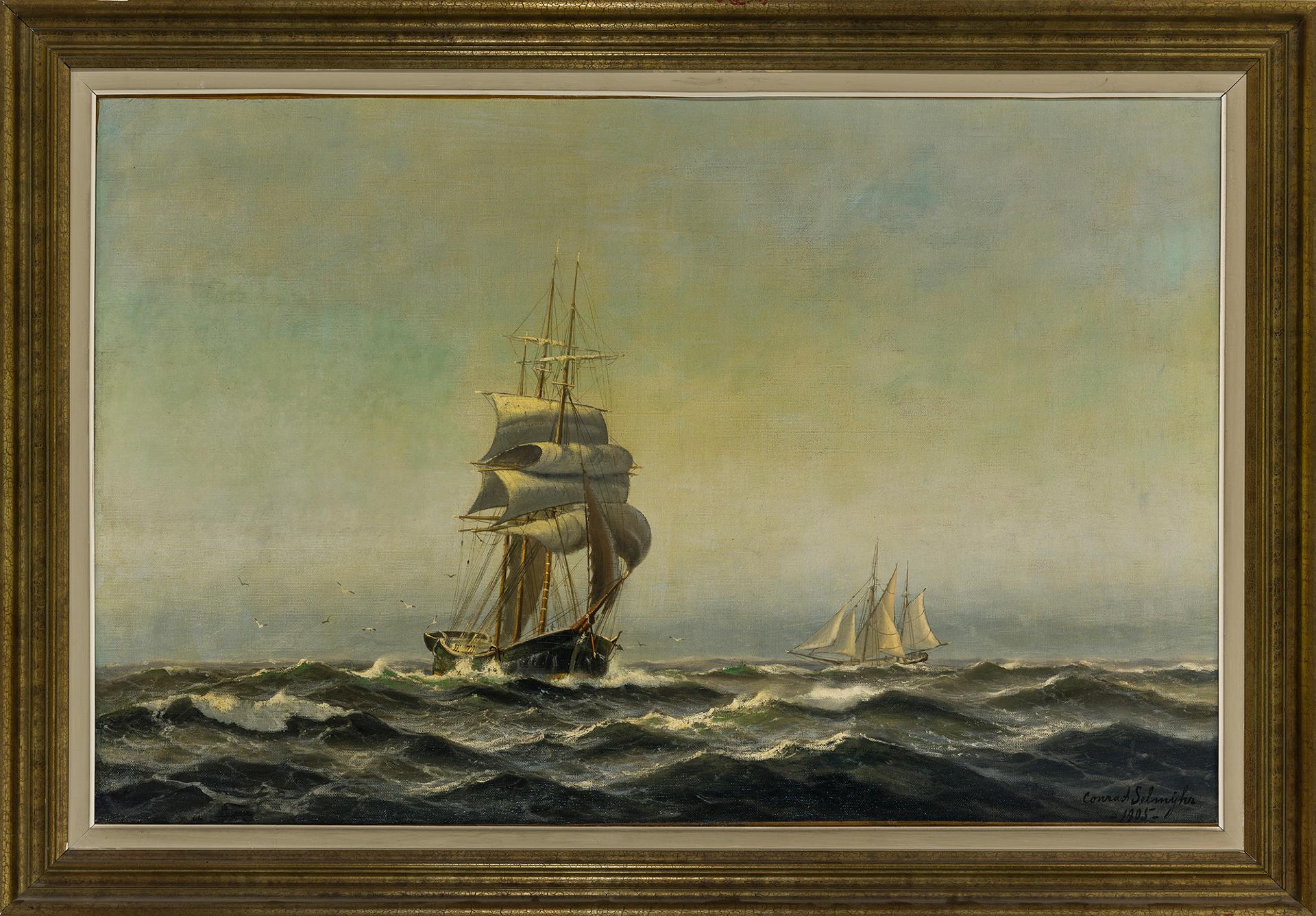 Conrad Selmyhr - Voiliers, 1905