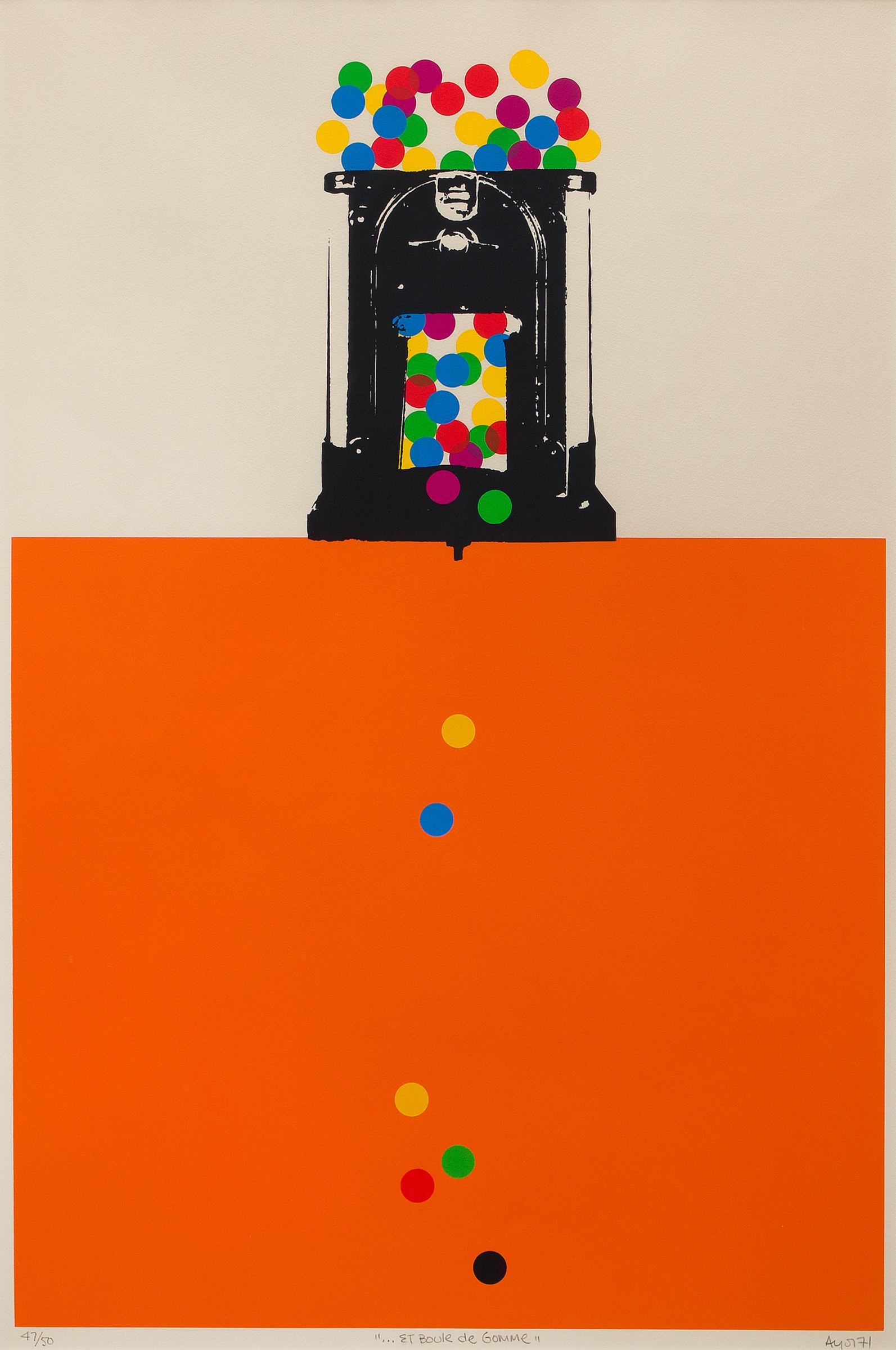 Pierre Ayot (1943-1995) - ...et boule de gomme, 1971