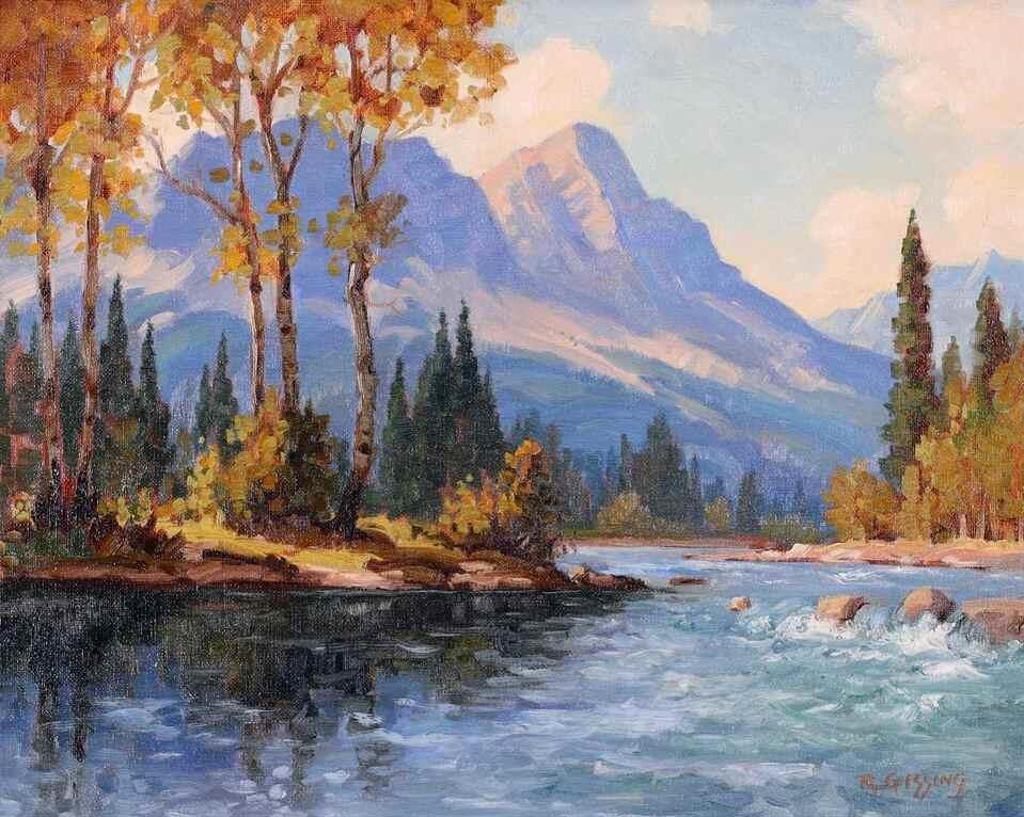 Roland Gissing (1895-1967) - Autumn, Ghost River